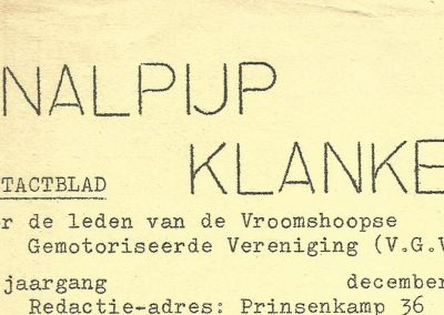 De Vroomshoopse Gemotoriseerde Vereniging
