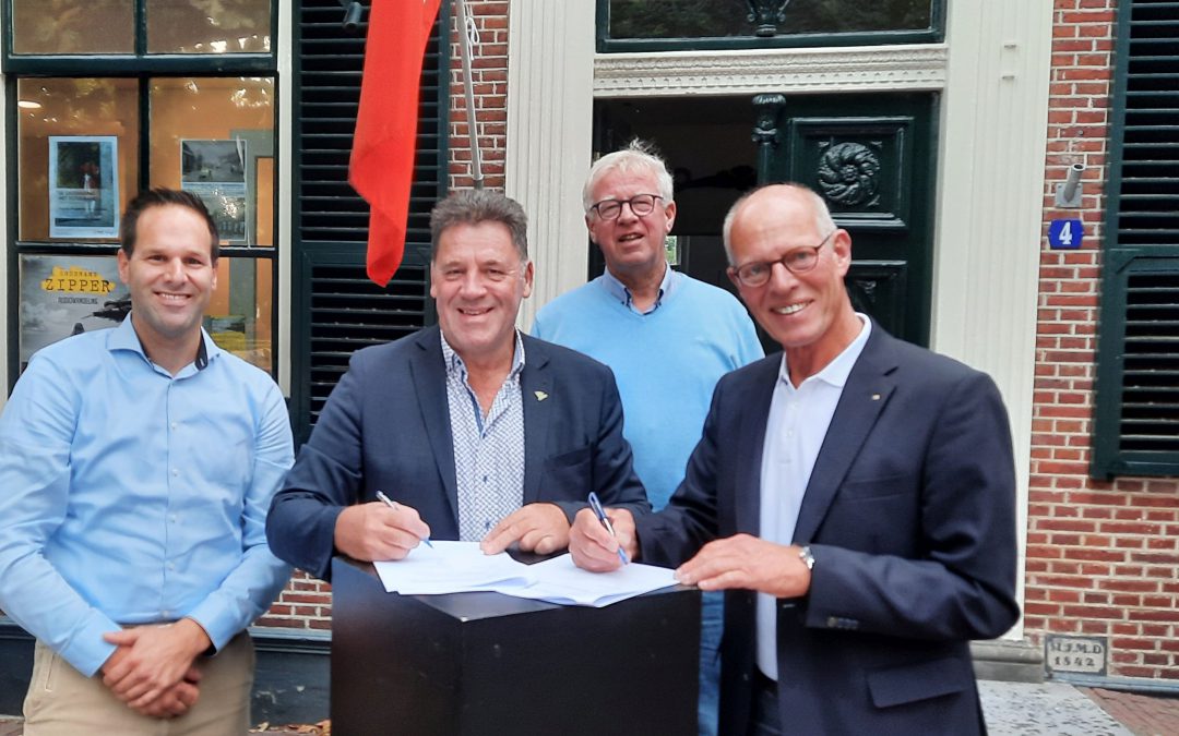 (Fiets)route met informatieborden langs cultuurhistorische bezienswaardigheden