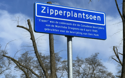 Zipperplantsoen zichtbare herinnering aan oorlogjaren en bevrijding